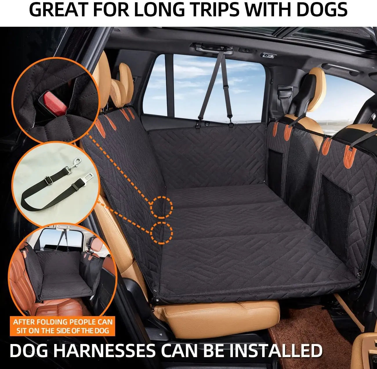 Solins™ Premium Pet Backseat Cover